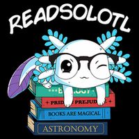 Readsolotl Read Book Axolotl Funny Reading Fish Books Lizard 16 in Basic Backpack
