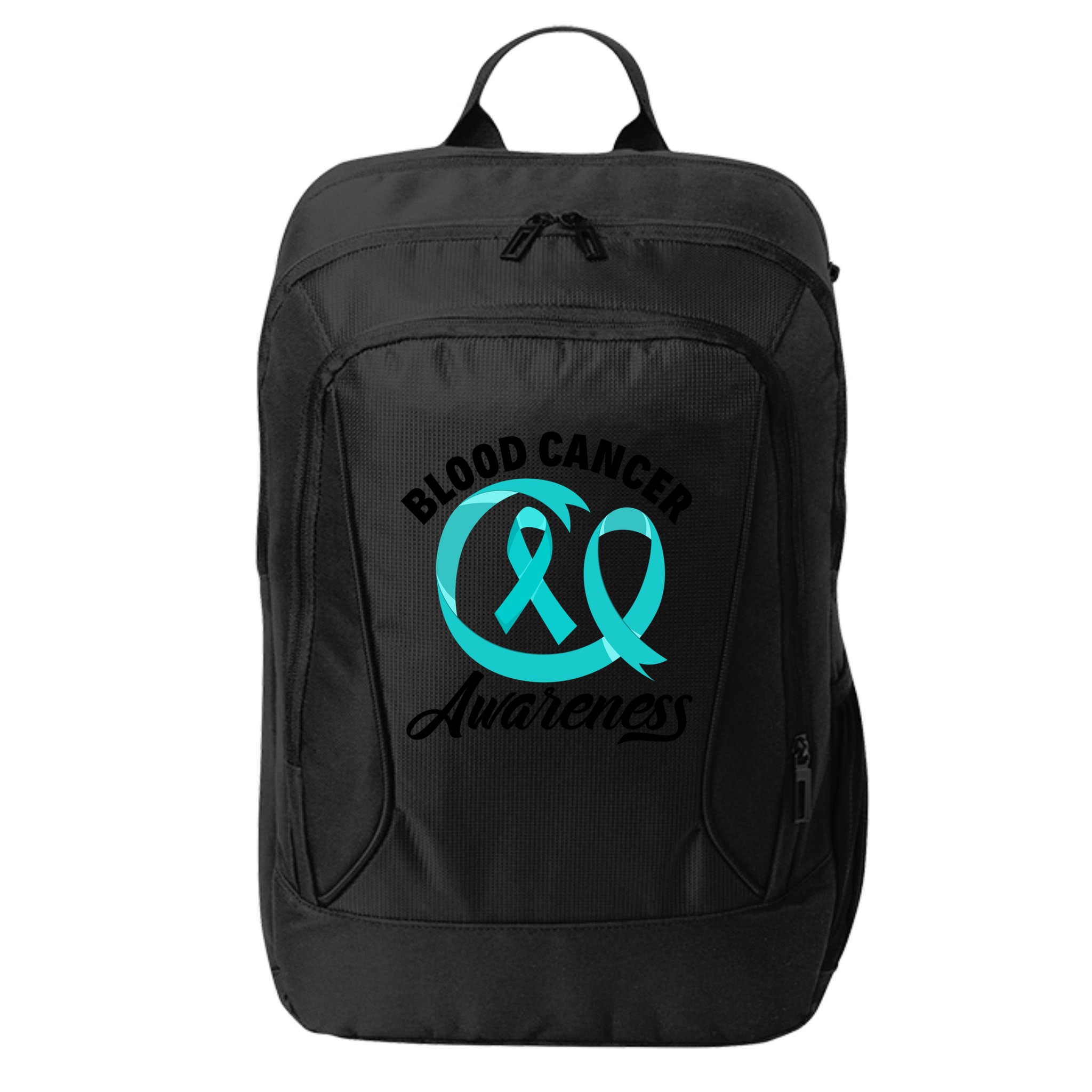 Red Ribbon Blood Cancer Awareness Funny Gift City Backpack