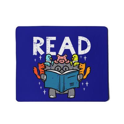 Read Reading Book Librarian Across America Mousepad
