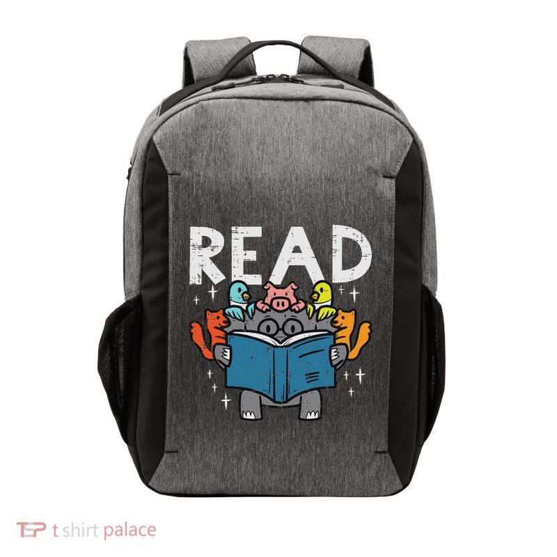 Read Reading Book Librarian Across America Vector Backpack