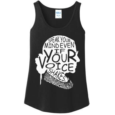 Rbg Ruth Bader Ginsburg Feminist Political Gift Ladies Essential Tank