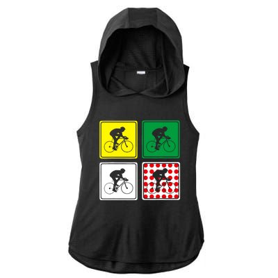 Racing Road Bike Jersey Bicycle Cycling Race Street Biking Ladies PosiCharge Tri-Blend Wicking Draft Hoodie Tank