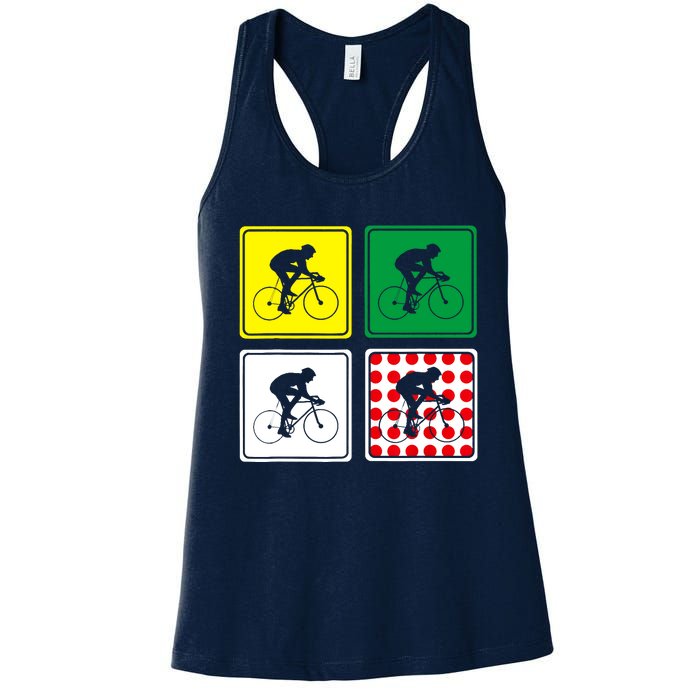 Racing Road Bike Jersey Bicycle Cycling Race Street Biking Women's Racerback Tank