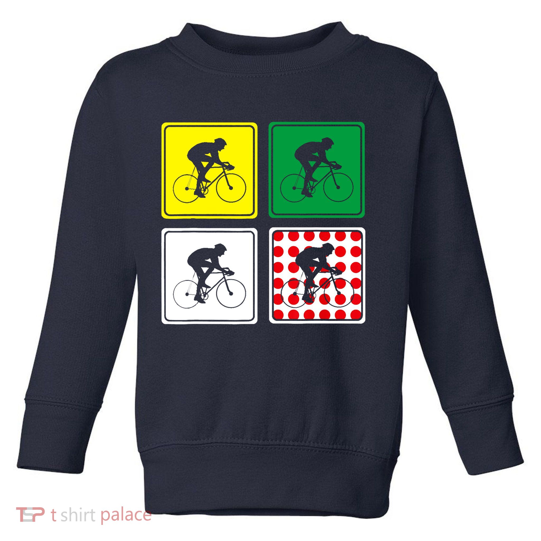 Racing Road Bike Jersey Bicycle Cycling Race Street Biking Toddler Sweatshirt