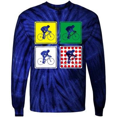 Racing Road Bike Jersey Bicycle Cycling Race Street Biking Tie-Dye Long Sleeve Shirt