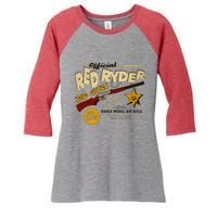 Red Ryder Bb Guns Women's Tri-Blend 3/4-Sleeve Raglan Shirt