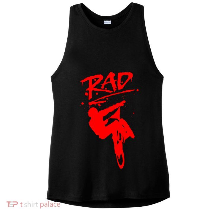 Rad Radical Bmx Bike Redesign Graffiti Gnarly Retro Awesome Meaningful Gift Ladies PosiCharge Tri-Blend Wicking Tank