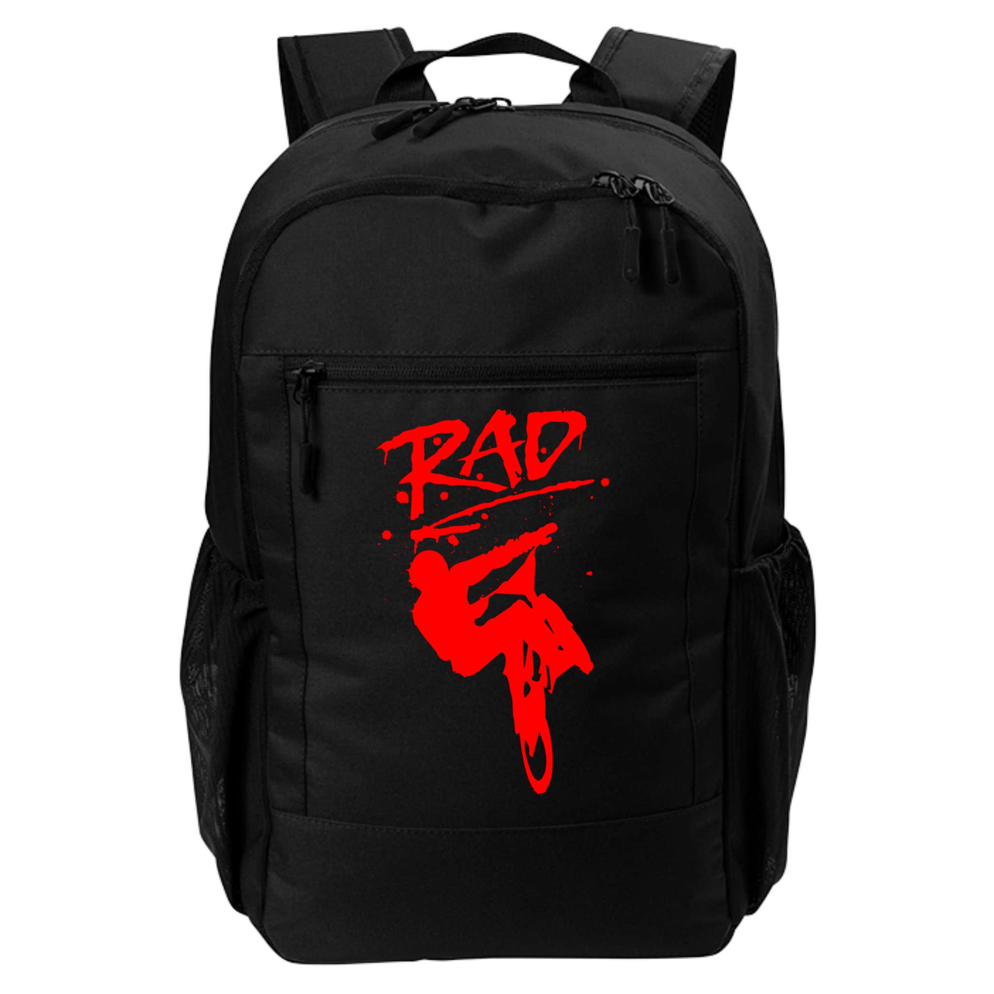 Rad Radical Bmx Bike Redesign Graffiti Gnarly Retro Awesome Meaningful Gift Backpack