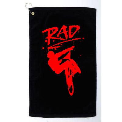 Rad Radical Bmx Bike Redesign Graffiti Gnarly Retro Awesome Meaningful Gift Golf Towel