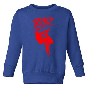 Rad Radical Bmx Bike Redesign Graffiti Gnarly Retro Awesome Meaningful Gift Toddler Sweatshirt