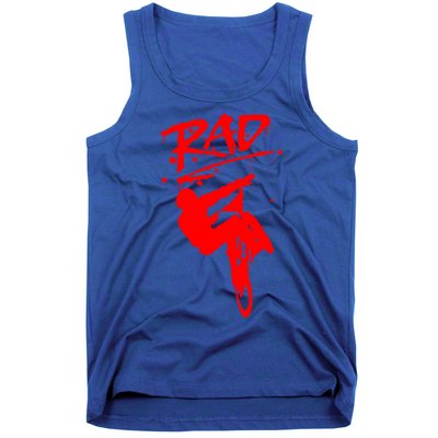 Rad Radical Bmx Bike Redesign Graffiti Gnarly Retro Awesome Meaningful Gift Tank Top