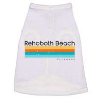 Retro Rehoboth Beach Delaware De Vintage Design Doggie Tank