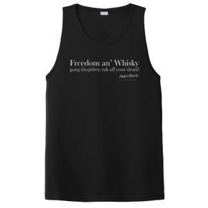 Robert Rabbie Burns Quote Freedom An Whisky Scotch Whiskey PosiCharge Competitor Tank