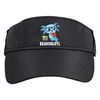 Readsolotl Read Book Funny Kawaii Blue Axolotl Reading Books Adult Drive Performance Visor
