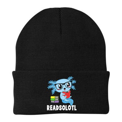 Readsolotl Read Book Funny Kawaii Blue Axolotl Reading Books Beanie