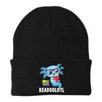 Readsolotl Read Book Funny Kawaii Blue Axolotl Reading Books Beanie