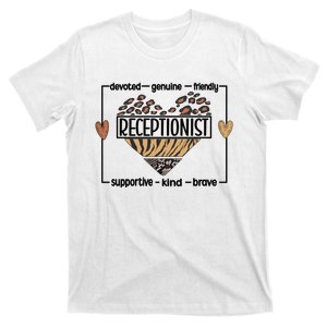 Receptionist Reception Best Receptionist Great Gift T-Shirt