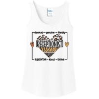 Receptionist Reception Best Receptionist Great Gift Ladies Essential Tank