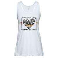 Receptionist Reception Best Receptionist Great Gift Ladies Essential Flowy Tank