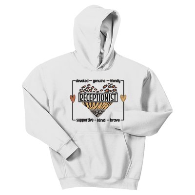 Receptionist Reception Best Receptionist Great Gift Kids Hoodie