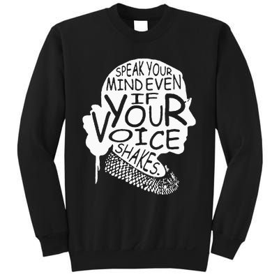 RBG Ruth Bader Ginsburg Feminist Political Gift Sweatshirt