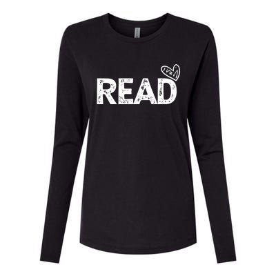 Read Reader Book Reading English Teacher Gift Womens Cotton Relaxed Long Sleeve T-Shirt