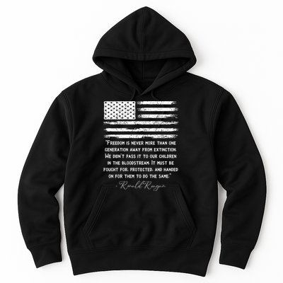 Ronald Reagan Conservative Anti Democrat Hoodie