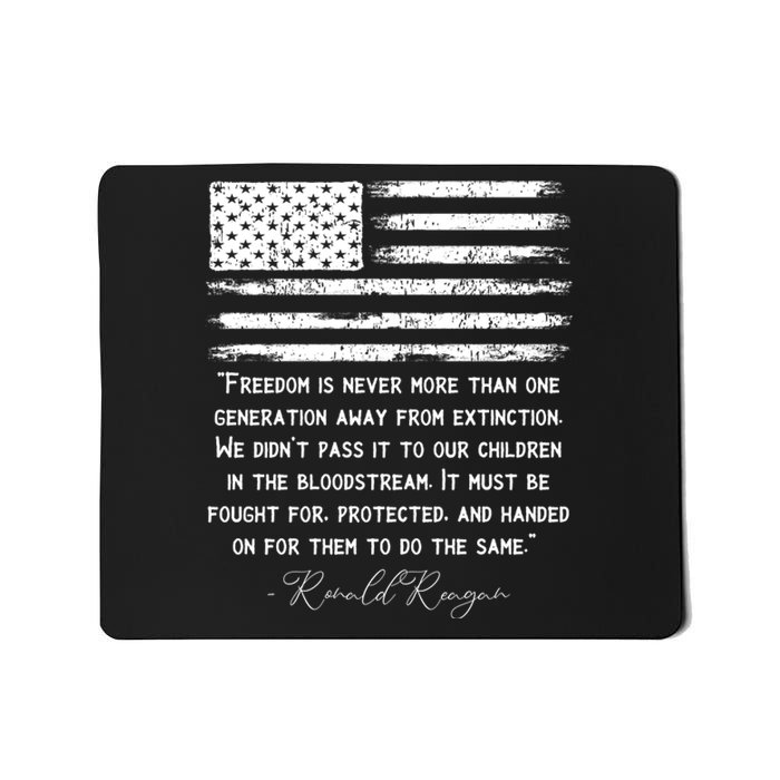 Ronald Reagan Conservative Anti Democrat Mousepad