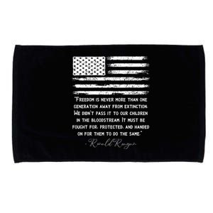 Ronald Reagan Conservative Anti Democrat Microfiber Hand Towel