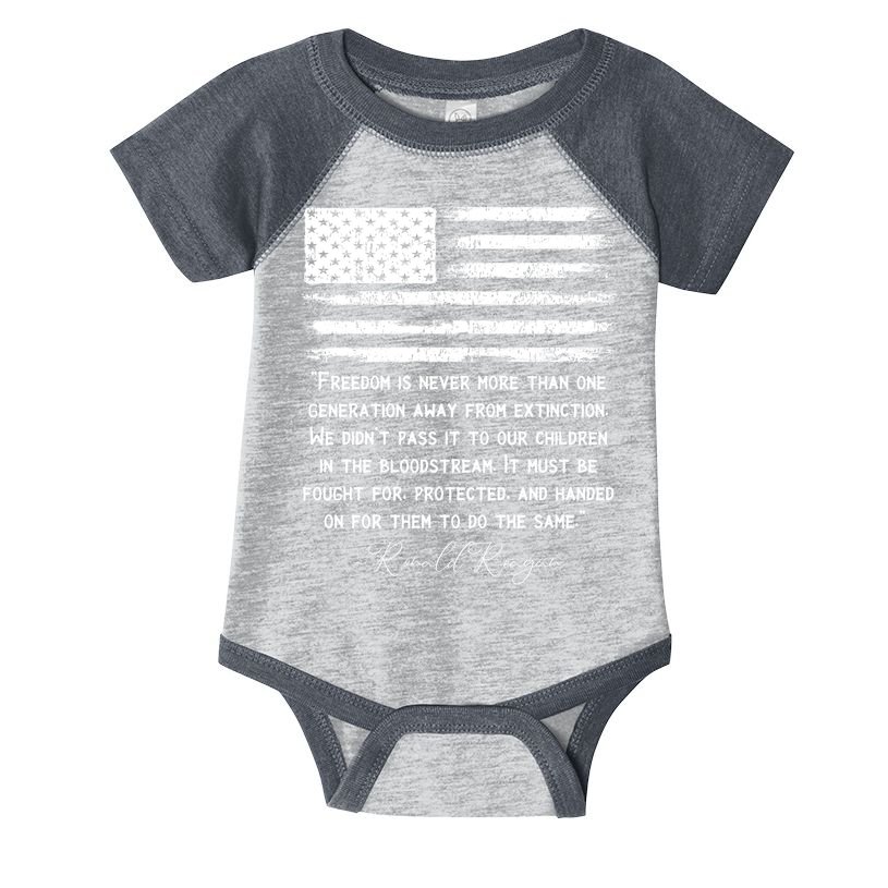 Ronald Reagan Conservative Anti Democrat Infant Baby Jersey Bodysuit