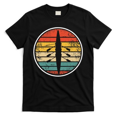 Retro Rowing Crew Boat Vintage Rower Row Team T-Shirt