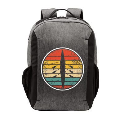 Retro Rowing Crew Boat Vintage Rower Row Team Vector Backpack