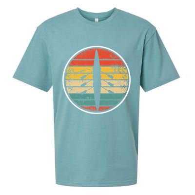 Retro Rowing Crew Boat Vintage Rower Row Team Sueded Cloud Jersey T-Shirt