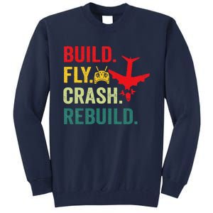 Radio Remote Control Flying Airplane Aircraft Rc Plane Pilot Tall Sweatshirt