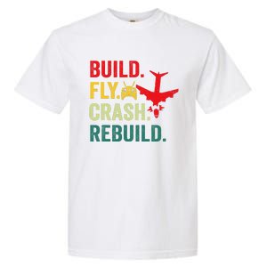 Radio Remote Control Flying Airplane Aircraft Rc Plane Pilot Garment-Dyed Heavyweight T-Shirt