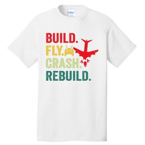 Radio Remote Control Flying Airplane Aircraft Rc Plane Pilot Tall T-Shirt