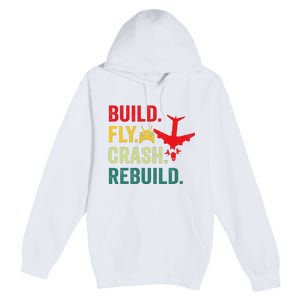 Radio Remote Control Flying Airplane Aircraft Rc Plane Pilot Premium Pullover Hoodie