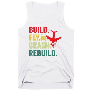 Radio Remote Control Flying Airplane Aircraft Rc Plane Pilot Tank Top