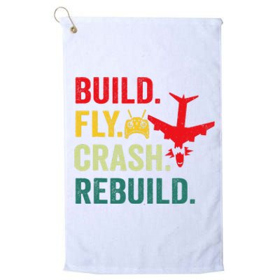 Radio Remote Control Flying Airplane Aircraft Rc Plane Pilot Platinum Collection Golf Towel