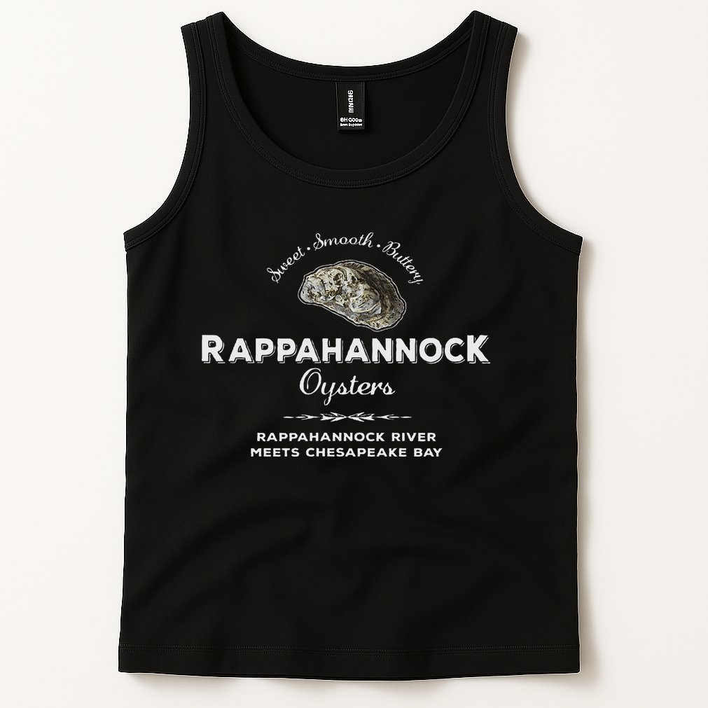 Rappahannock River Chesapeake Bay Seafood East Coast Oysters Tank Top