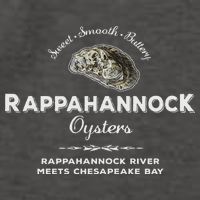 Rappahannock River Chesapeake Bay Seafood East Coast Oysters Vector Backpack
