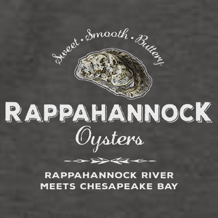 Rappahannock River Chesapeake Bay Seafood East Coast Oysters Vector Backpack