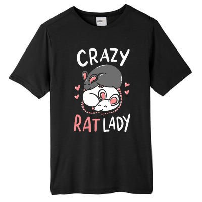 Rat Rats Crazy Rat Lady Love Cute Funny Pet Gift Tall Fusion ChromaSoft Performance T-Shirt