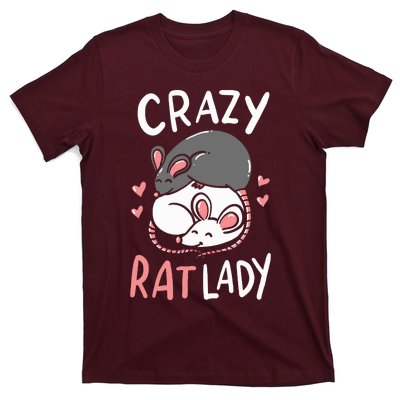 Rat Rats Crazy Rat Lady Love Cute Funny Pet Gift T-Shirt