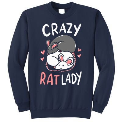 Rat Rats Crazy Rat Lady Love Cute Funny Pet Gift Sweatshirt