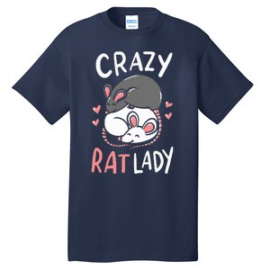 Rat Rats Crazy Rat Lady Love Cute Funny Pet Gift Tall T-Shirt