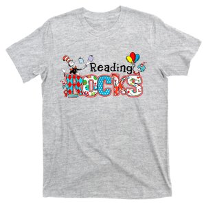 Reading Rocks Cat In Hat T-Shirt