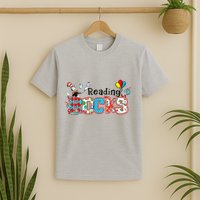 Reading Rocks Cat In Hat T-Shirt