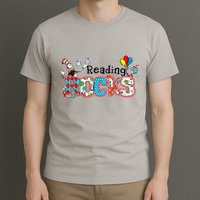 Reading Rocks Cat In Hat T-Shirt