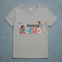 Reading Rocks Cat In Hat T-Shirt